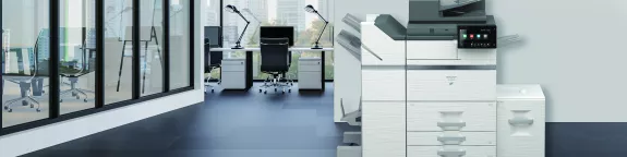 Der neue Sharp BP-70M90 ist auf besonders hohe Druckvolumen im Büro ausgelegt.